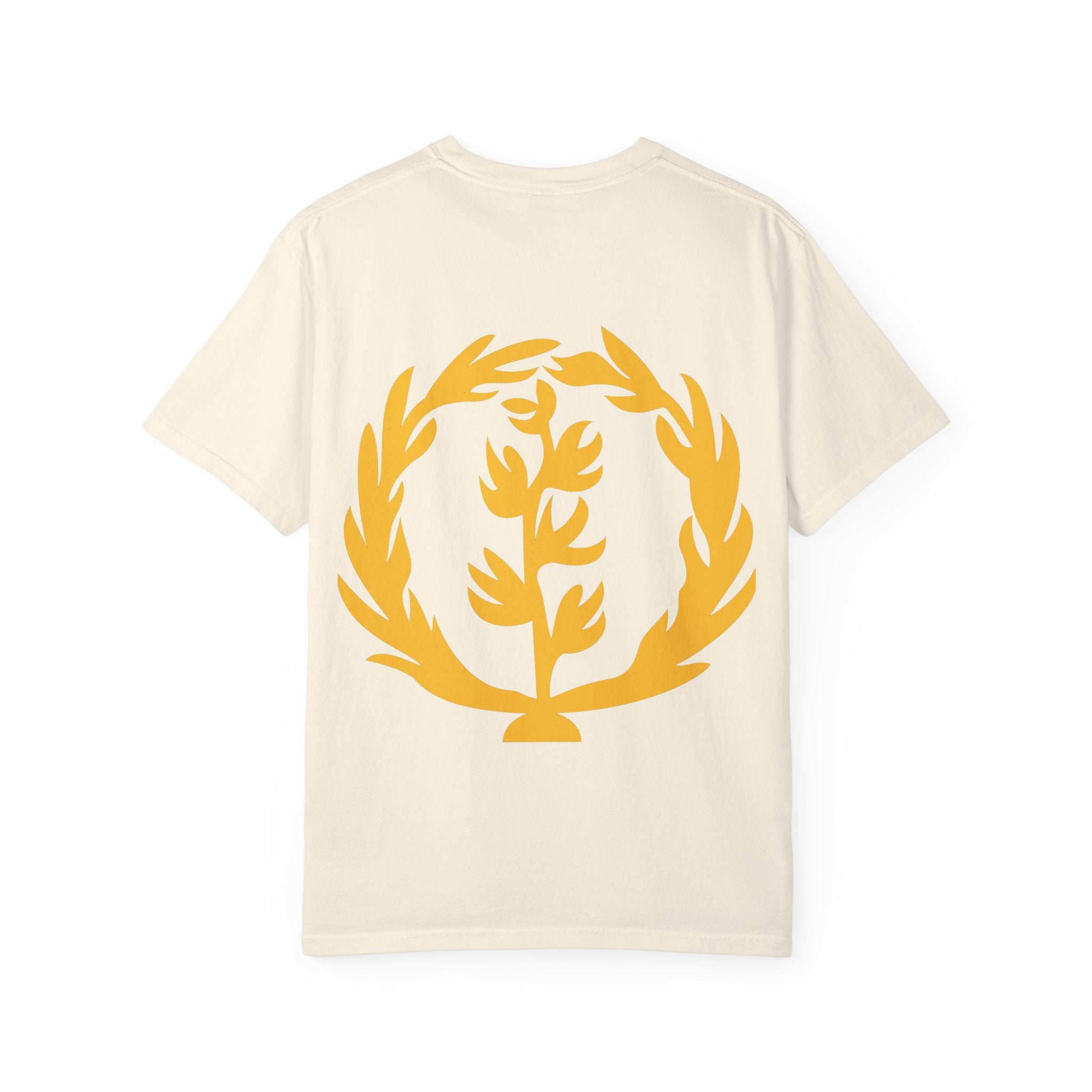 The Eritrean  T-Shirt Map & Olive Branch T-Shirt — Gold Foil Island Graphic Tee