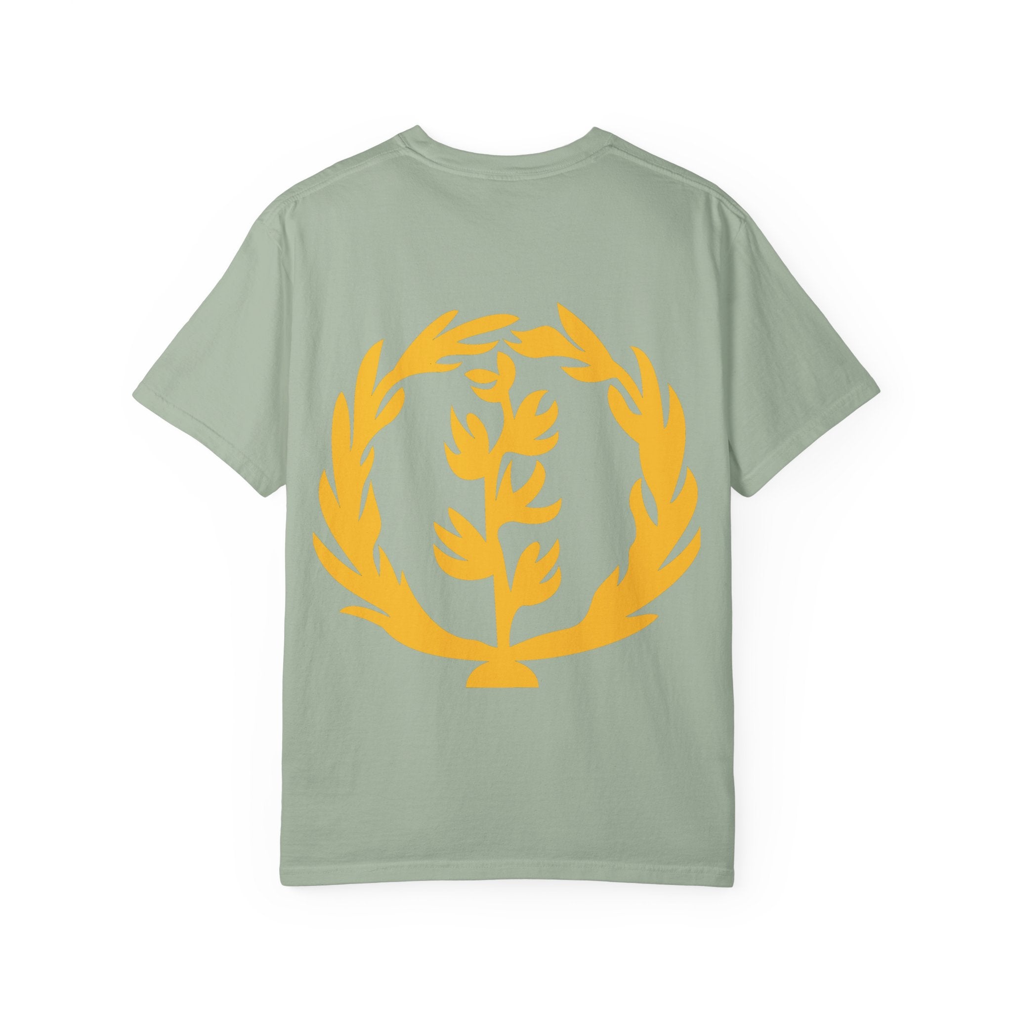 The Eritrean  T-Shirt Map & Olive Branch T-Shirt — Gold Foil Island Graphic Tee