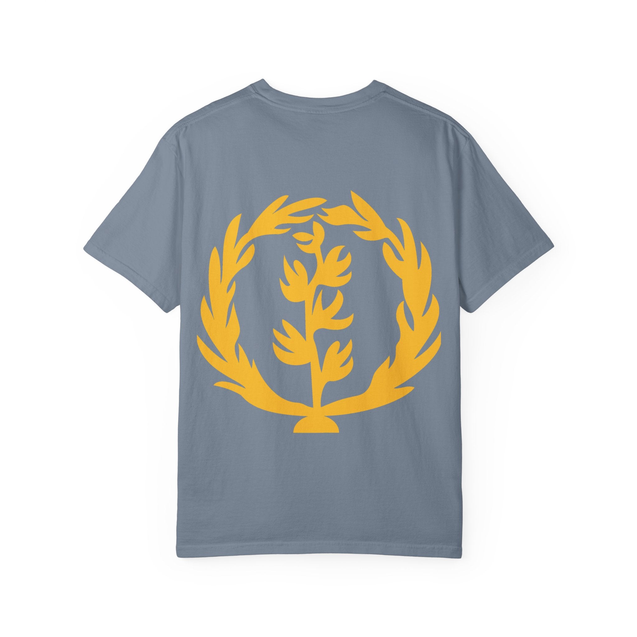 The Eritrean  T-Shirt Map & Olive Branch T-Shirt — Gold Foil Island Graphic Tee