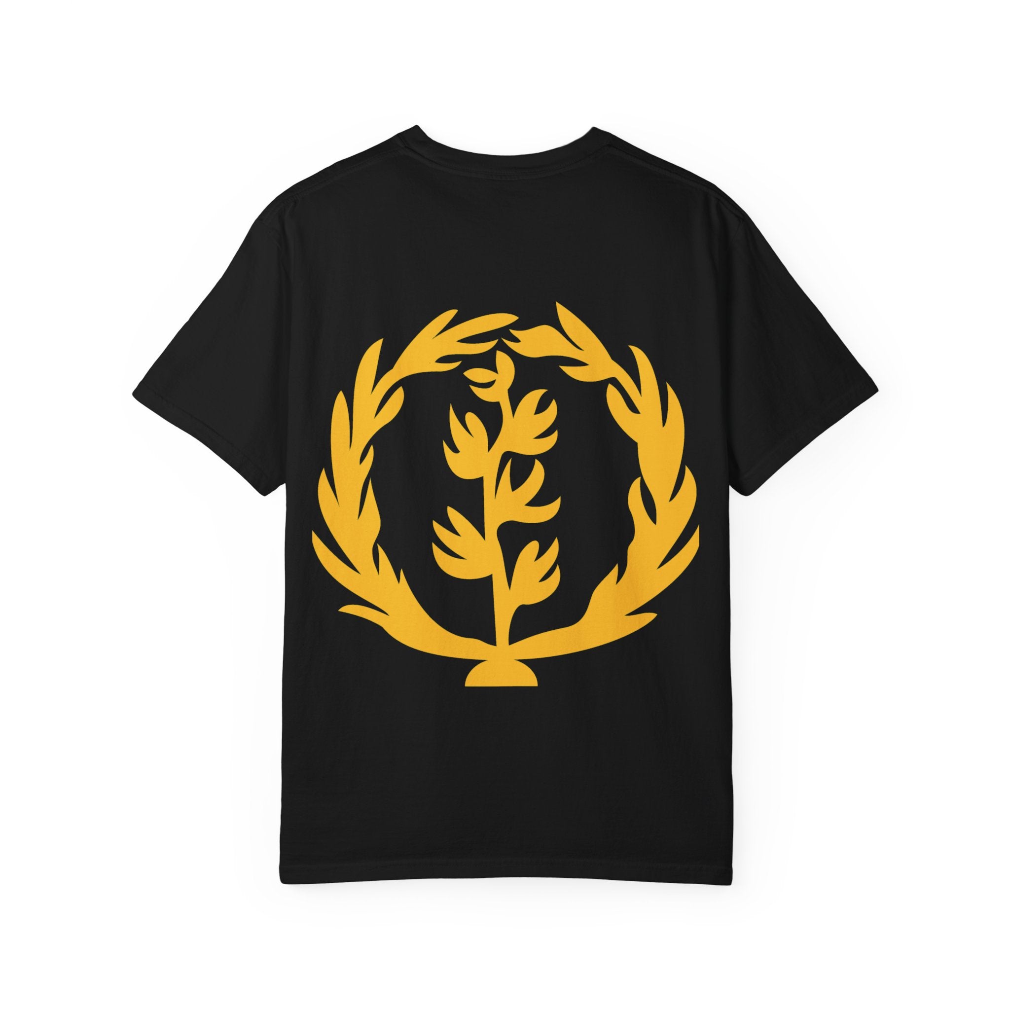 The Eritrean  T-Shirt Map & Olive Branch T-Shirt — Gold Foil Island Graphic Tee