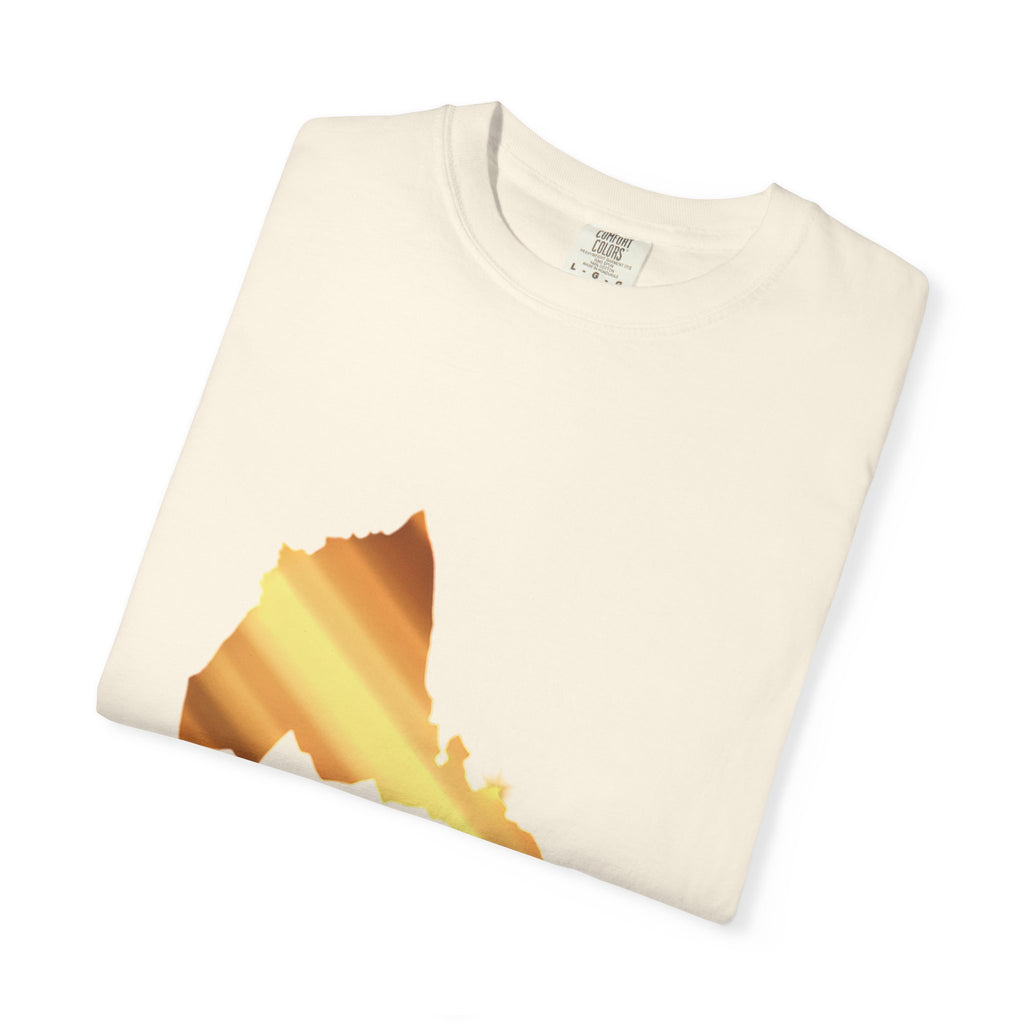 The Eritrean  T-Shirt Map & Olive Branch T-Shirt — Gold Foil Island Graphic Tee