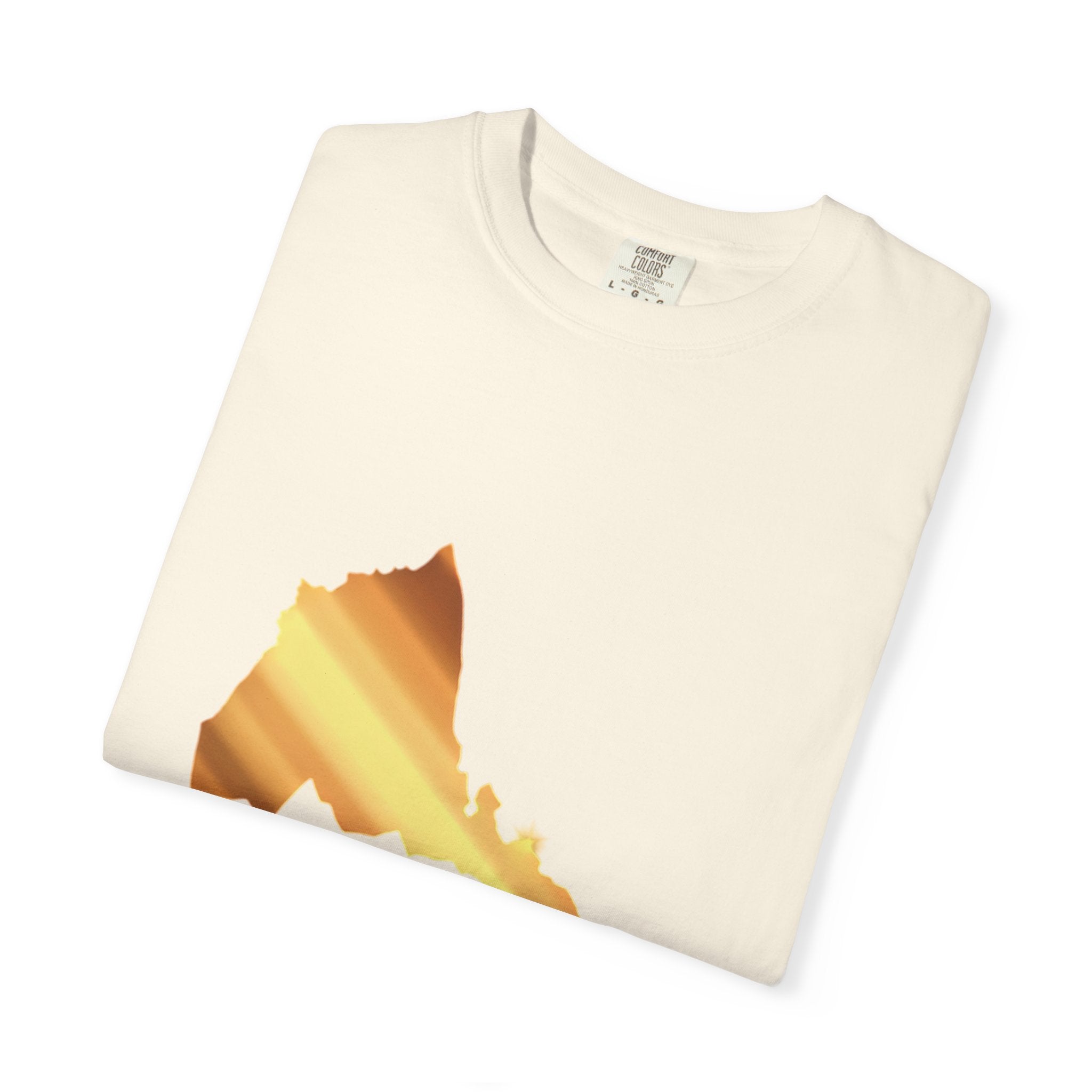 The Eritrean  T-Shirt Map & Olive Branch T-Shirt — Gold Foil Island Graphic Tee