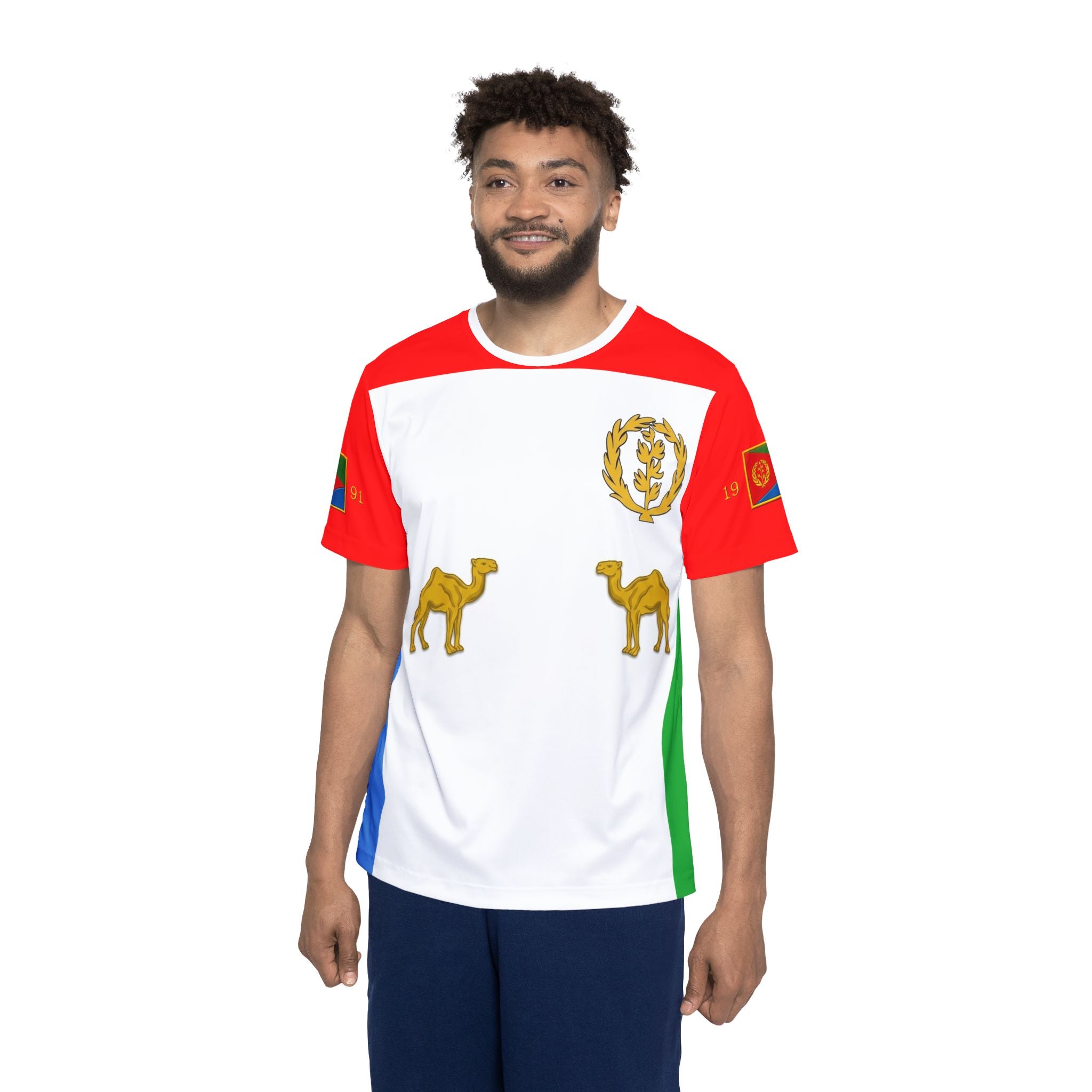 eritrea -Inspired Men’s Sports Jersey — Camel Crest ኤርትራ ማልያ