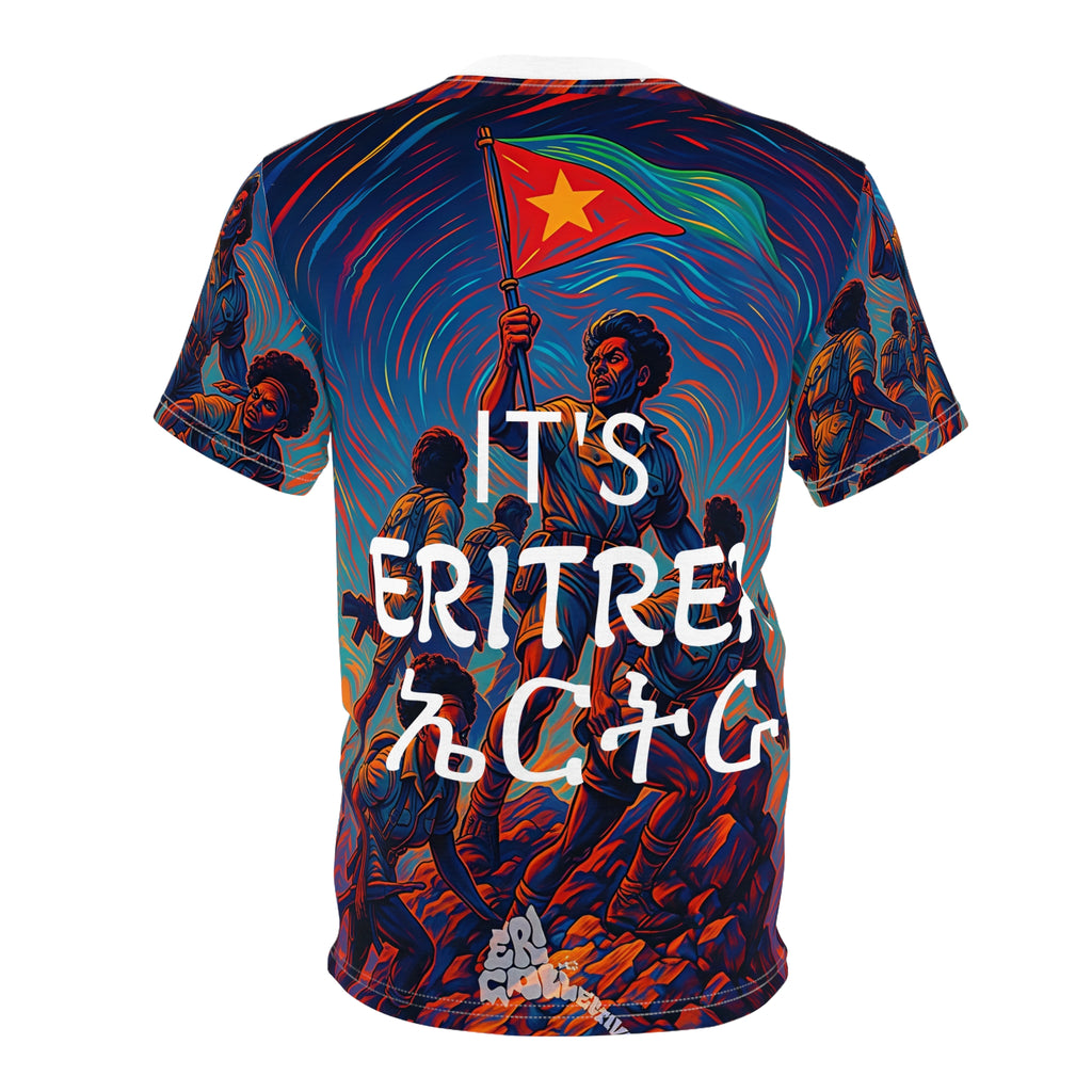Eritrean Heritage All-Over Print Tee — Revolutionary Freedom Art