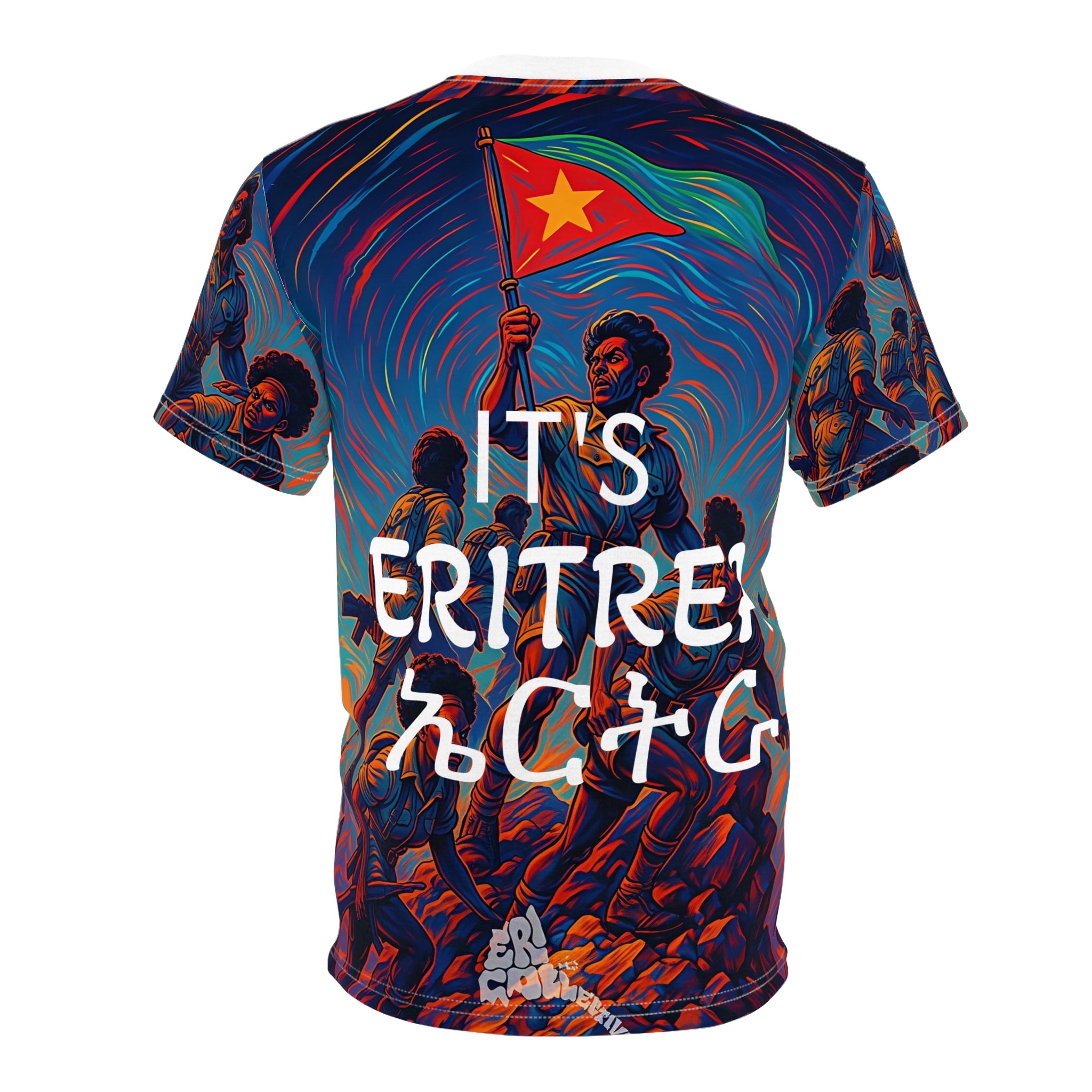 Eritrean Heritage All-Over Print Tee — Revolutionary Freedom Art