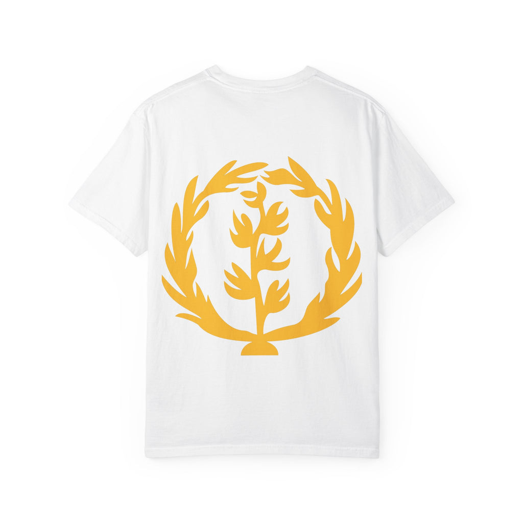 The Eritrean  T-Shirt Map & Olive Branch T-Shirt — Gold Foil Island Graphic Tee
