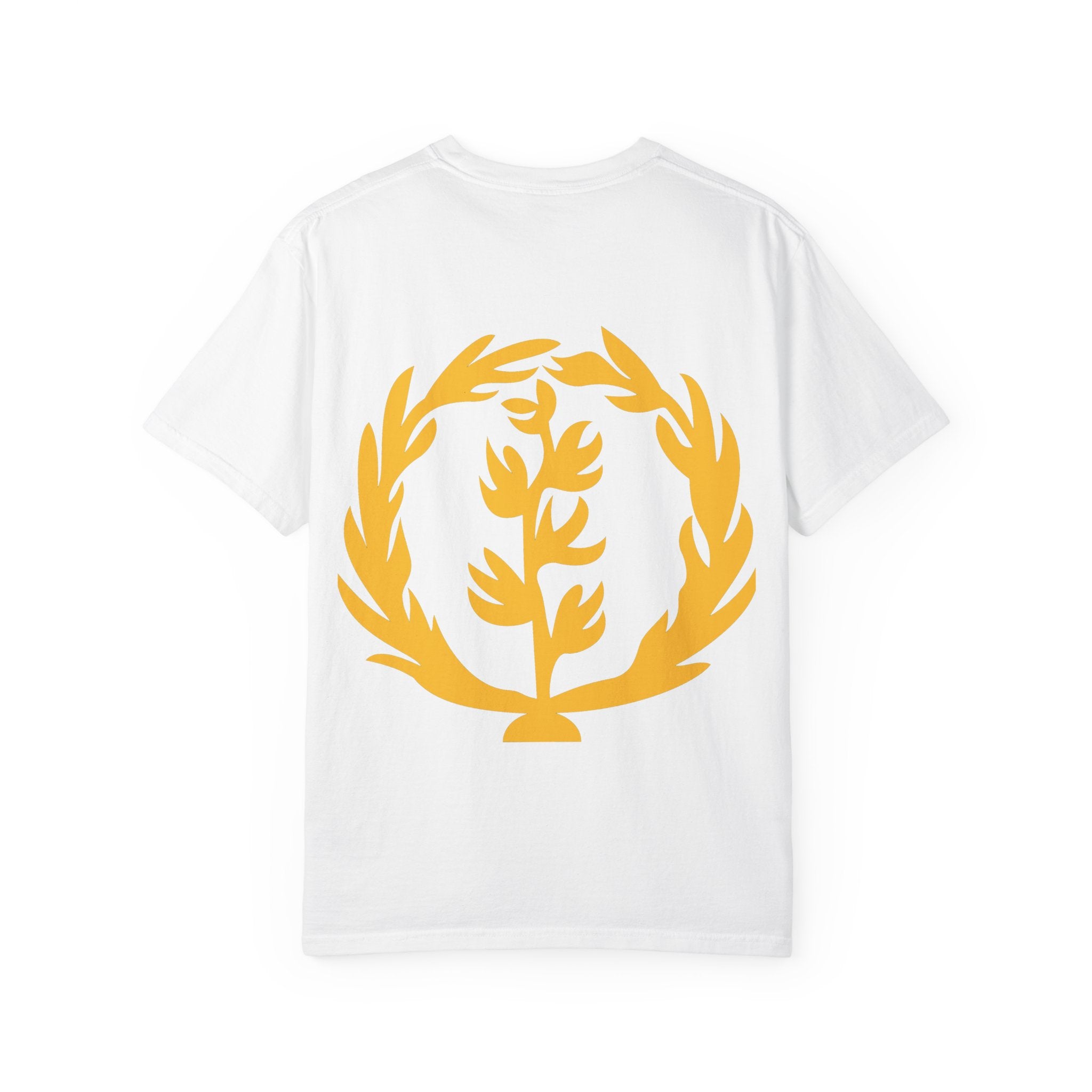 The Eritrean  T-Shirt Map & Olive Branch T-Shirt — Gold Foil Island Graphic Tee