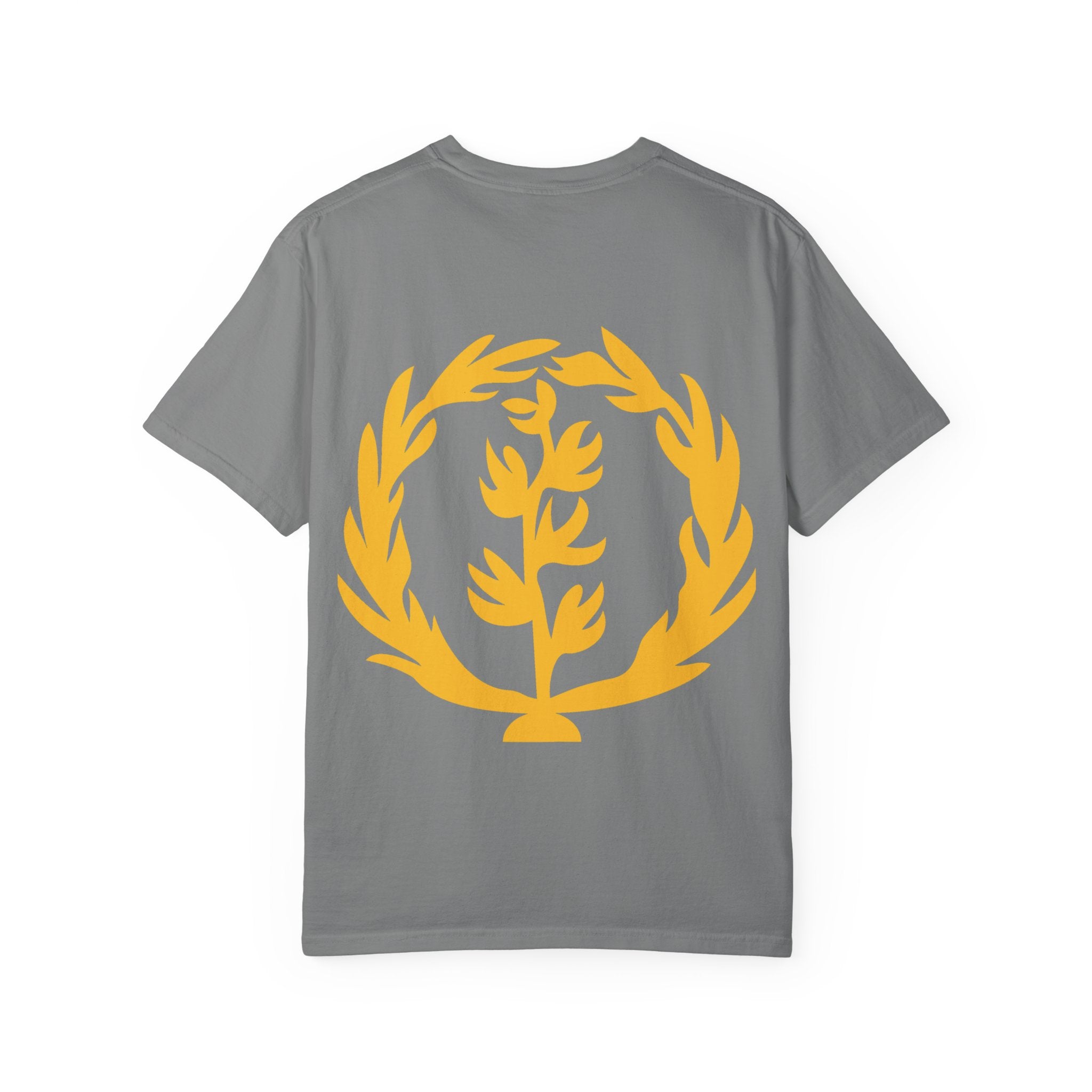 The Eritrean  T-Shirt Map & Olive Branch T-Shirt — Gold Foil Island Graphic Tee