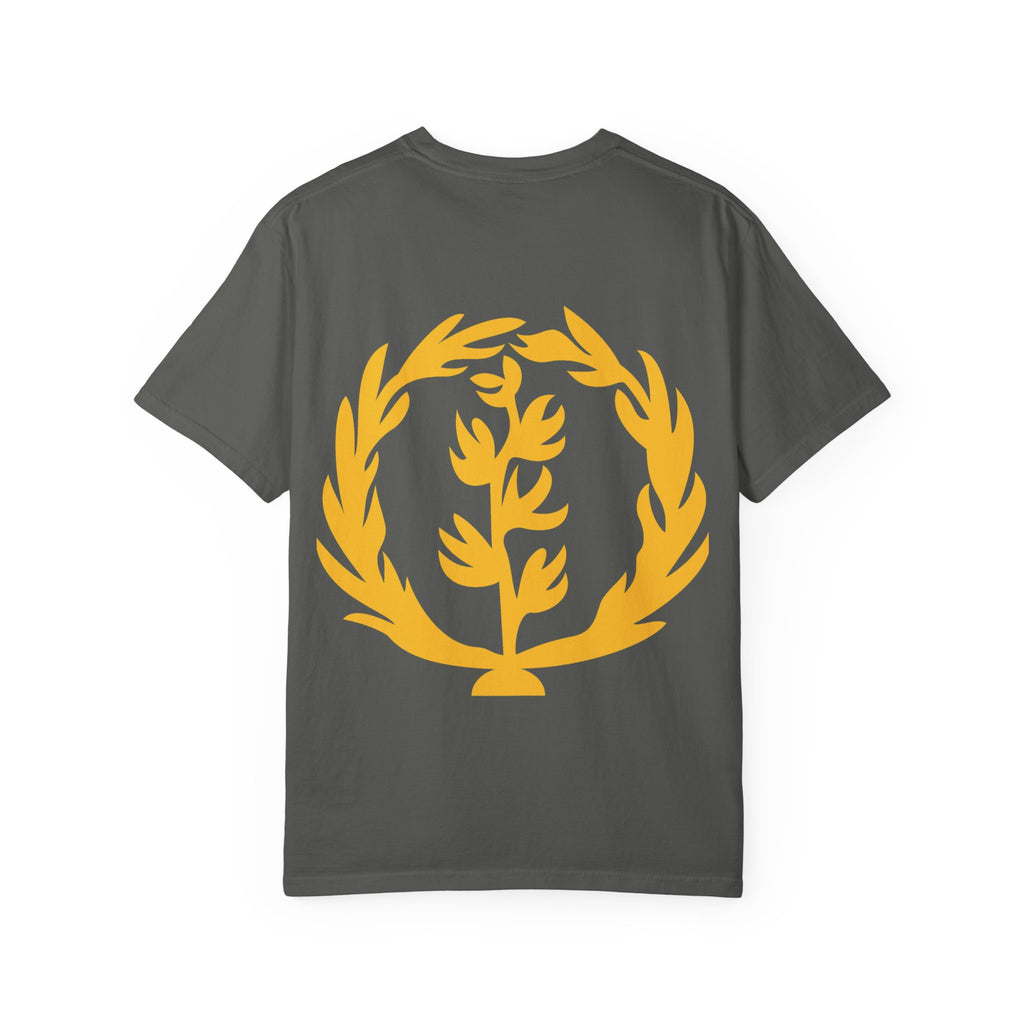 The Eritrean  T-Shirt Map & Olive Branch T-Shirt — Gold Foil Island Graphic Tee