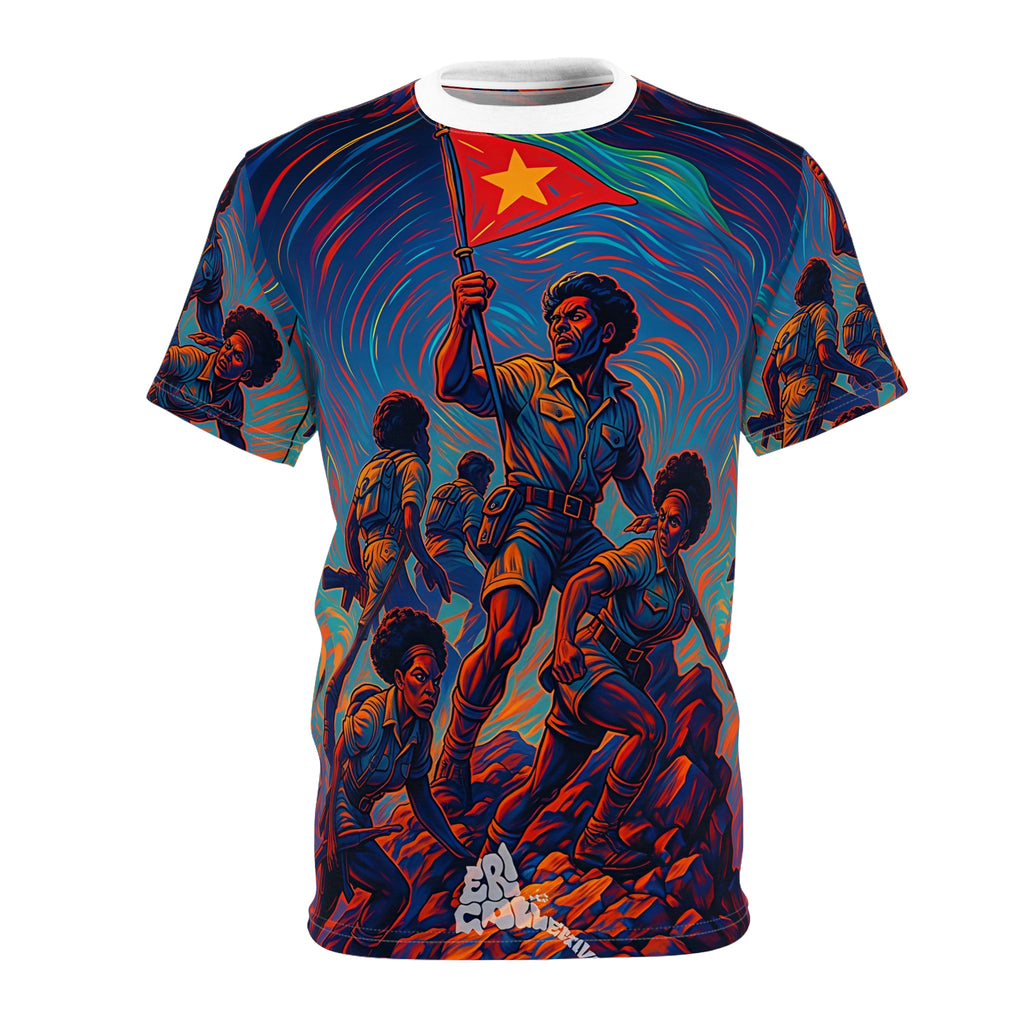 Eritrean Heritage All-Over Print Tee — Revolutionary Freedom Art