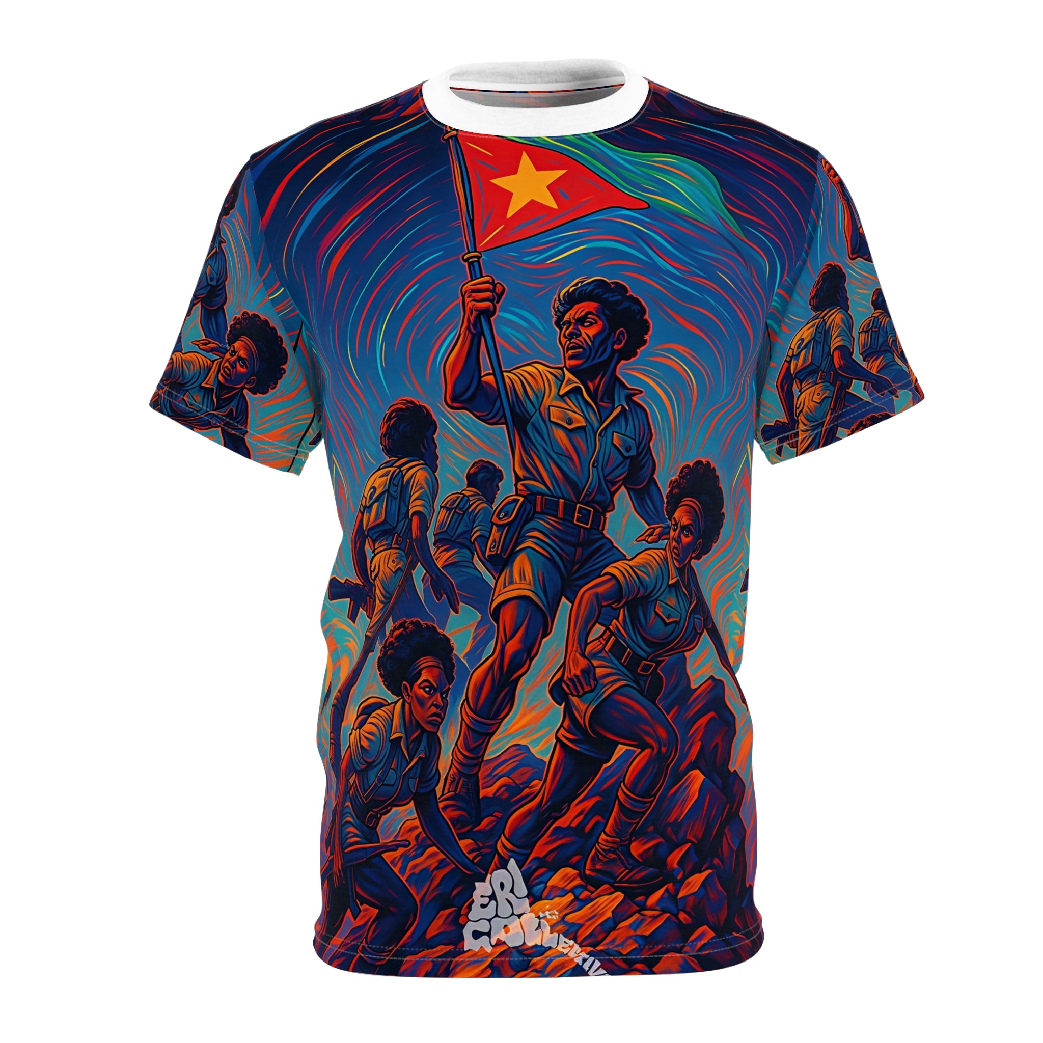 Eritrean Heritage All-Over Print Tee — Revolutionary Freedom Art